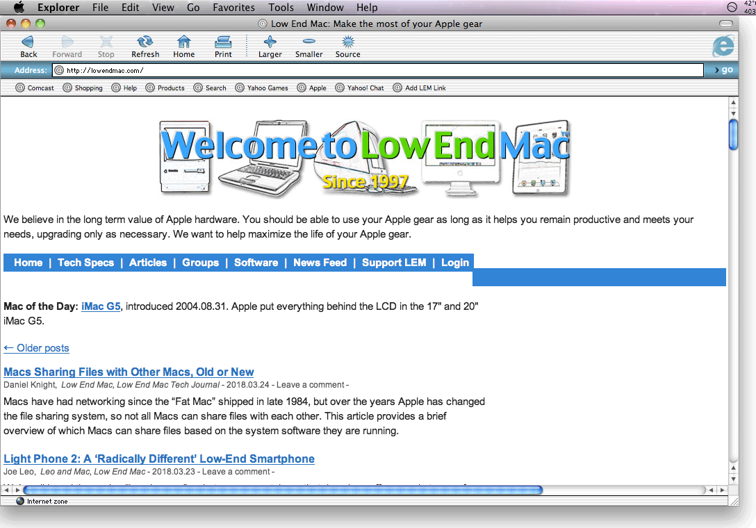 can you download internet explorer on mac